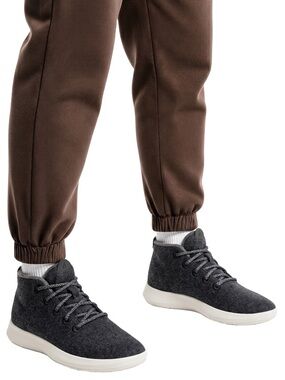 Allbirds Wool Runner-Up Mizzles High-Top Sneaker in Tuke Jo Cream Sole